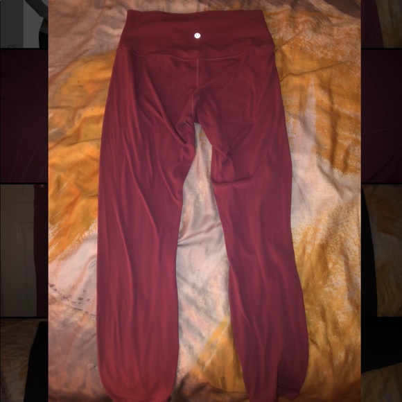 High Waisted Rose Align Lululemon Leggings size8 - Picture 3 of 6